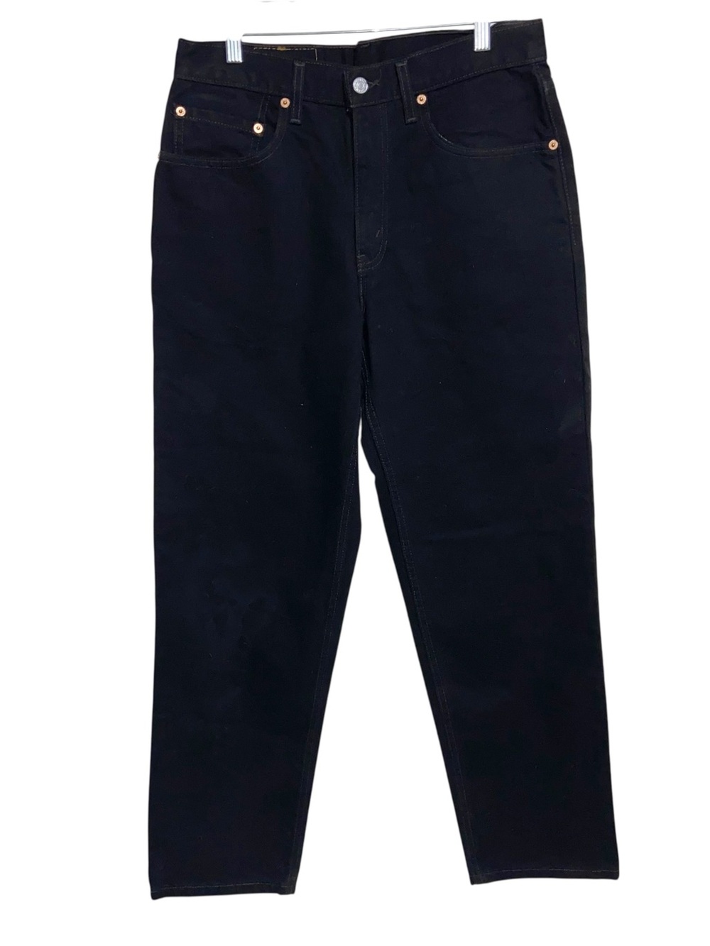 Levi's 550 Jeans Mens 32X30 Black Relaxed Fit Vintage 90s Red Tab Paper Tag USA